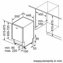 Bosch - 系列 4 完全整合洗碗機 45 公分 SPV4EMX25G