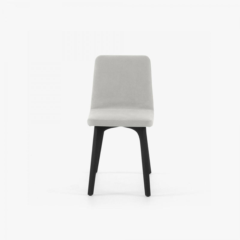 LIGNE ROSET DINING CHAIR BLACK STAINED ASH WITHOUT HANDLE VIK