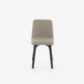 LIGNE ROSET DINING CHAIR BLACK STAINED ASH WITH HANDLE VIK
