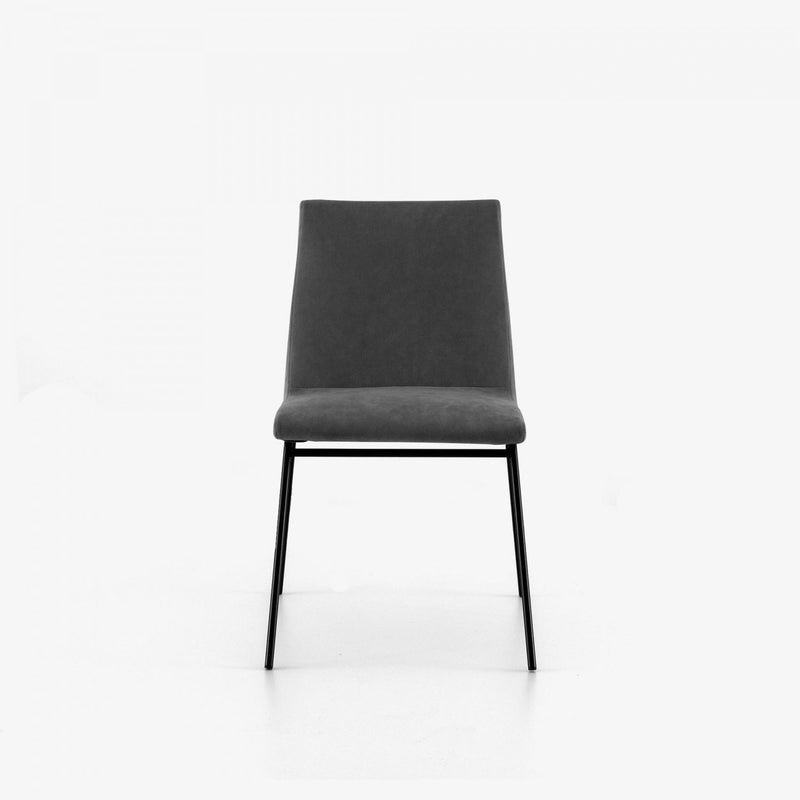LIGNE ROSET DINING CHAIR BASE IN SATIN-FINISH BLACK LACQUER TV