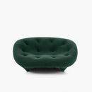 LIGNE ROSET LOVESEAT HIGH BACK PLOUM