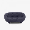 LIGNE ROSET LOVESEAT HIGH BACK PLOUM