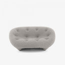 LIGNE ROSET LOVESEAT HIGH BACK PLOUM