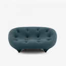 LIGNE ROSET LOVESEAT HIGH BACK PLOUM