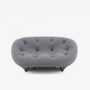 LIGNE ROSET LOVESEAT HIGH BACK PLOUM