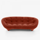LIGNE ROSET SOFA HIGH BACK PLOUM