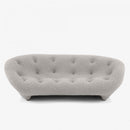 LIGNE ROSET SOFA HIGH BACK PLOUM