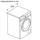 Siemens - iQ300 Washer dryer 8/5 kg 1400 rpm WN34A1U8GB