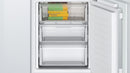 Bosch - Series 2 Built-in fridge-freezer with freezer at bottom 177.2 x 54.1 cm flat hinge KIN86NFE0G