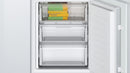 Bosch - Series 2 Built-in fridge-freezer with freezer at bottom 177.2 x 54.1 cm sliding hinge KIN86NSE0G