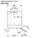 Bosch - 系列 6 整合式設計引擎蓋 90 公分透明玻璃黑色印花 DBB97AM60B