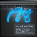 Siemens - IQ300 Free-standing Dishwasher 60 cm Black Inox SN23EC14CG