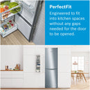 Bosch - Serie | 2 Free-standing Fridge-freezer With Freezer At Bottom 186 x 60 cm Inox-look KGN34NLEAG