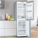 Bosch - Serie | 2 Free-standing Fridge-freezer With Freezer At Bottom 186 x 60 cm Inox-look KGN34NLEAG