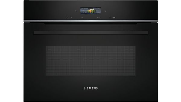 Siemens - iQ700 Built-in microwave oven 60 x 45 cm Black - CE732GXB1B