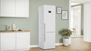 Bosch - 系列 6 獨立式冷藏冷凍櫃,冷凍室位於底部 203 x 60 公分 白色 KGN39AWCTG