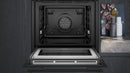 Siemens - iQ700 Built-in oven with added steam and microwave function 60 x 60 cm Black - HN978GQB1B