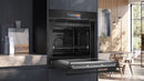 Siemens - iQ700 Built-in oven with added steam and microwave function 60 x 60 cm Black - HN978GQB1B