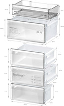 博世 - 系列 4 獨立式冷藏冷凍櫃,冷凍室位於底部 186 x 60 公分 白色 KGN362WDFG