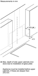 Bosch - 系列 8 壁掛式抽油煙機 90 公分透明玻璃黑色印花 DWK91LT60B