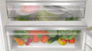 Bosch - Series 4 Built-in fridge-freezer with freezer at bottom 193.5 x 70.8 cm flat hinge KBN96VFE0G