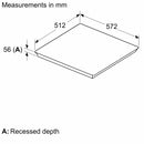 Siemens - iQ100 Induction hob 60 cm Black, EH601HEB1E