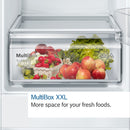Bosch - Series 2 Built-in fridge-freezer with freezer at bottom 177.2 x 54.1 cm flat hinge KIN85NFE0G