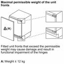西門子 - iQ300 嵌入式冰箱,附冷凍室 82 x 60 公分平鉸鏈 KU22LVFD0G