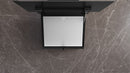 Siemens - iQ300 Wall-mounted cooker hood 60 cm clear glass black printed LC67KFN60B