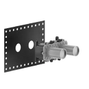 Gessi 316 Intreccio 54183+54198 Basin Mixer + Recessed Part