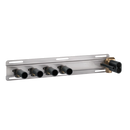 Gessi Hi-Fi 65256+63025 4 Simultaneous Functions Thermostatic Shelf Mixer