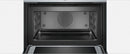 Bosch - Series 8 Built-in compact oven with microwave function 60 x 45 cm Stainless steel CMG656BS1