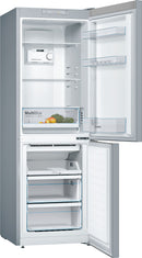 Bosch - Serie | 2 Free-standing Fridge-freezer With Freezer At Bottom 176 x 60 cm Inox-look KGN33NLEAG
