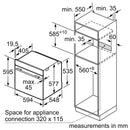 Bosch - 系列 8 內建烤箱 60 x 60 cm 黑色 HBG7341B1B