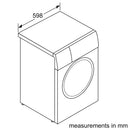 Bosch - Series 6 Washing machine, front loader 9 kg 1400 rpm WGG244FRGB