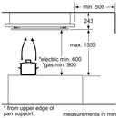 Bosch - Series 6 Ceiling cooker hood 100 cm Stainless steel DID106T50