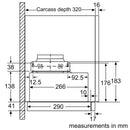 Siemens - iQ300 Telescopic cooker hood 90 cm Silver metallic LI94MA531B