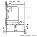 博世-系列| 4 伸縮抽油煙機 90 公分銀色金屬 DFS097A51B