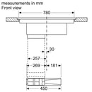 Siemens - iQ700 Induction hob with integrated ventilation system 80 cm flush mount EX807NX68E