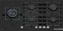 博世-系列| 6 瓦斯爐 75 公分強化玻璃,黑色 PPQ7A6B90
