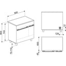 SMEG 爐具 90x60cm CPF92IMBL