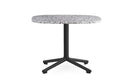 Normann Copenhagen Era Table 60 x 48,5 cm Black Alu Grey