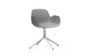 Normann Copenhagen Form Armchair Swivel 4L Alu Grey