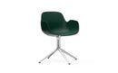 Normann Copenhagen Form Armchair Swivel 4L Alu Green