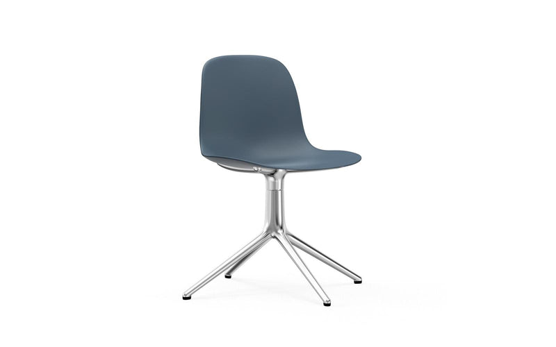 Form Chair Swivel 4L Alu Blue