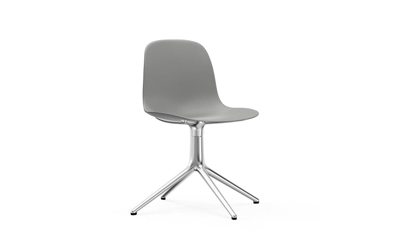 Form Chair Swivel 4L Alu Grey