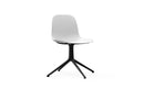 Normann Copenhagen Form Chair Swivel 4L Black Alu White