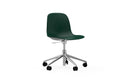 Normann Copenhagen Form Chair Swivel 5W Gaslift Alu Green