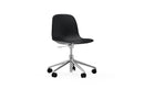 Normann Copenhagen Form Chair Swivel 5W Gaslift Alu Black
