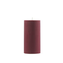 Normann Copenhagen Grooved Block Candle Dark Red